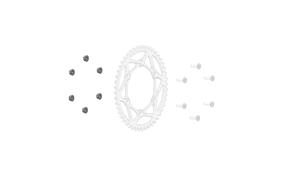 Rear sprocket nut (1 unit)