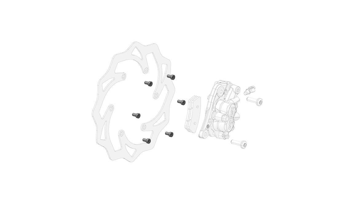 Front brake disc screw (1 unit)