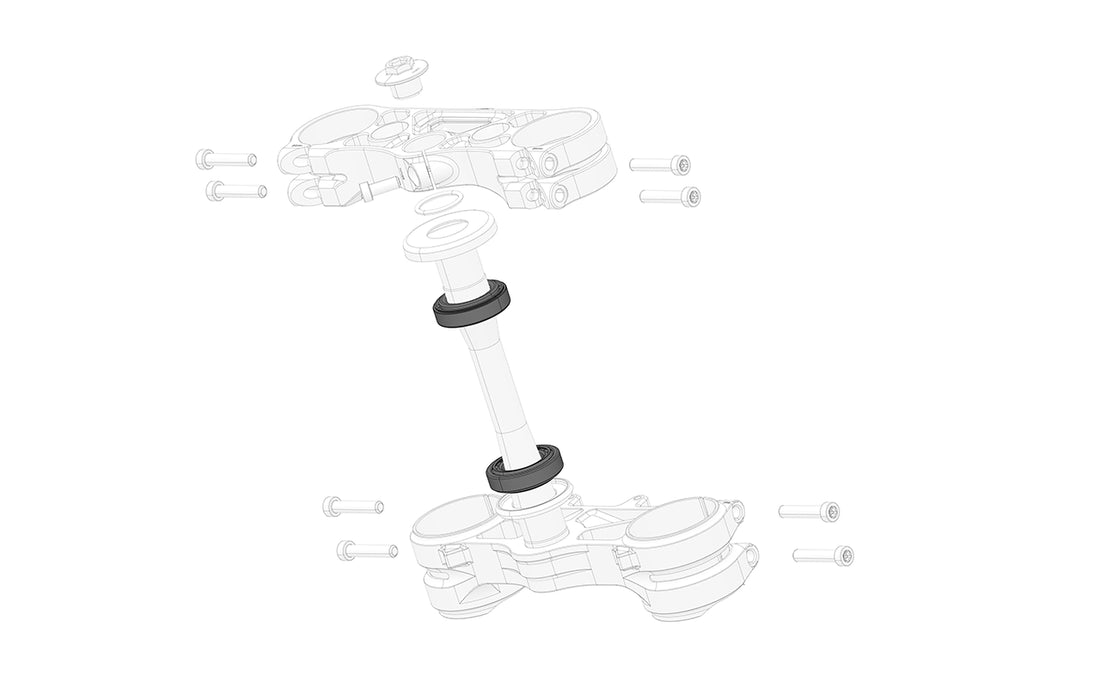 Steering head bearing