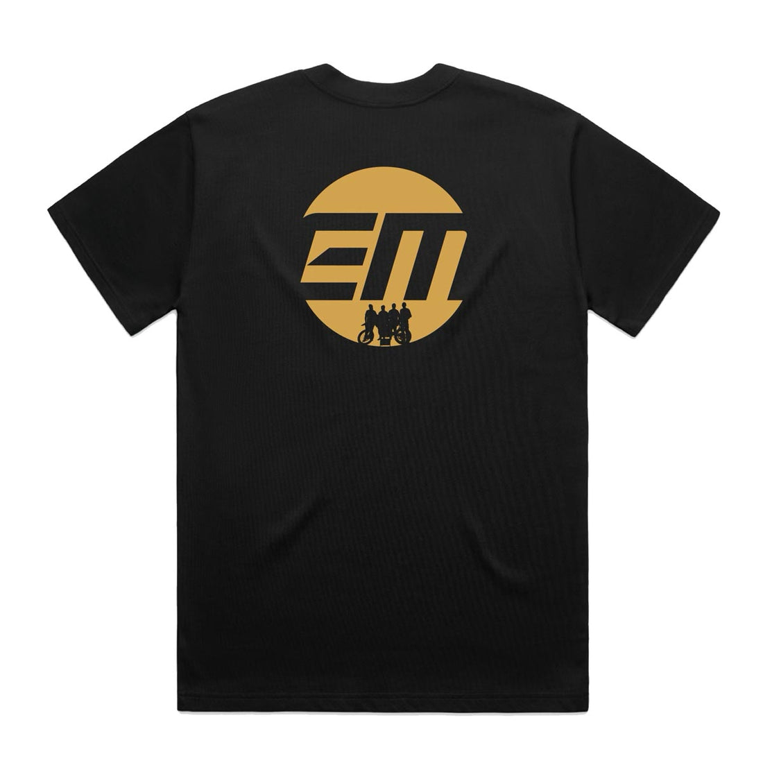 Empire Motorcycles Gold T-Shirt - Black