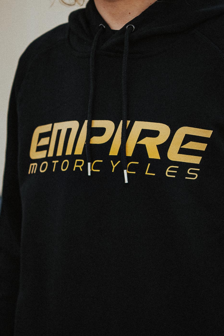 Empire Motorcycles Gold Hoodie - Black